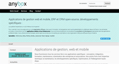 Desktop Screenshot of anybox.fr